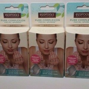 3) Ecotools Deep Cleaning Konjac Facial Sponge